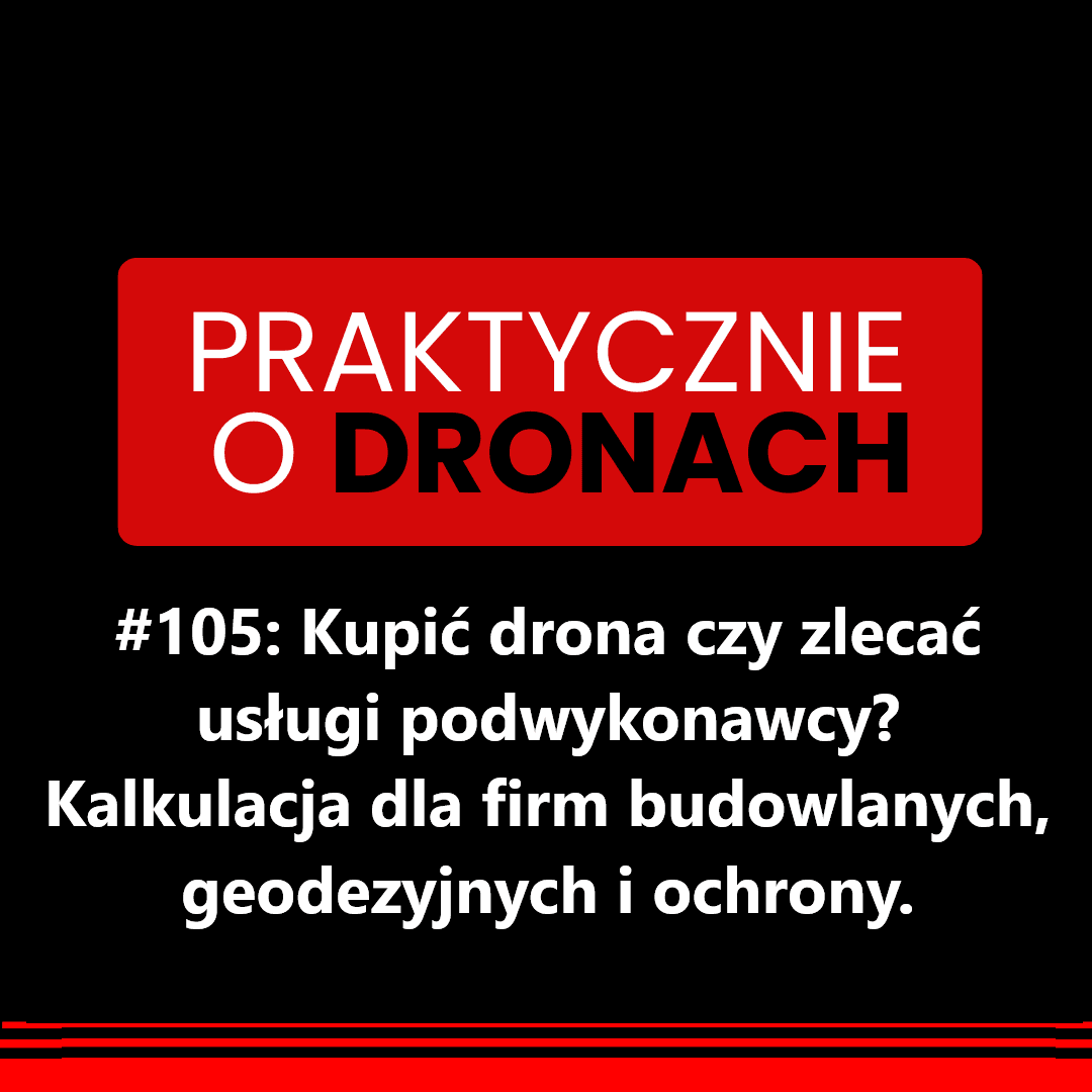 You are currently viewing Kupić drona czy zlecać usługi dronowe? Kalkulacja dla firm budowlanych, geodezyjnych i ochrony
