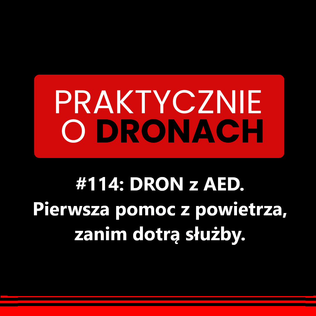 You are currently viewing Dron z AED. Pierwsza pomoc z powietrza, zanim dotrą służby