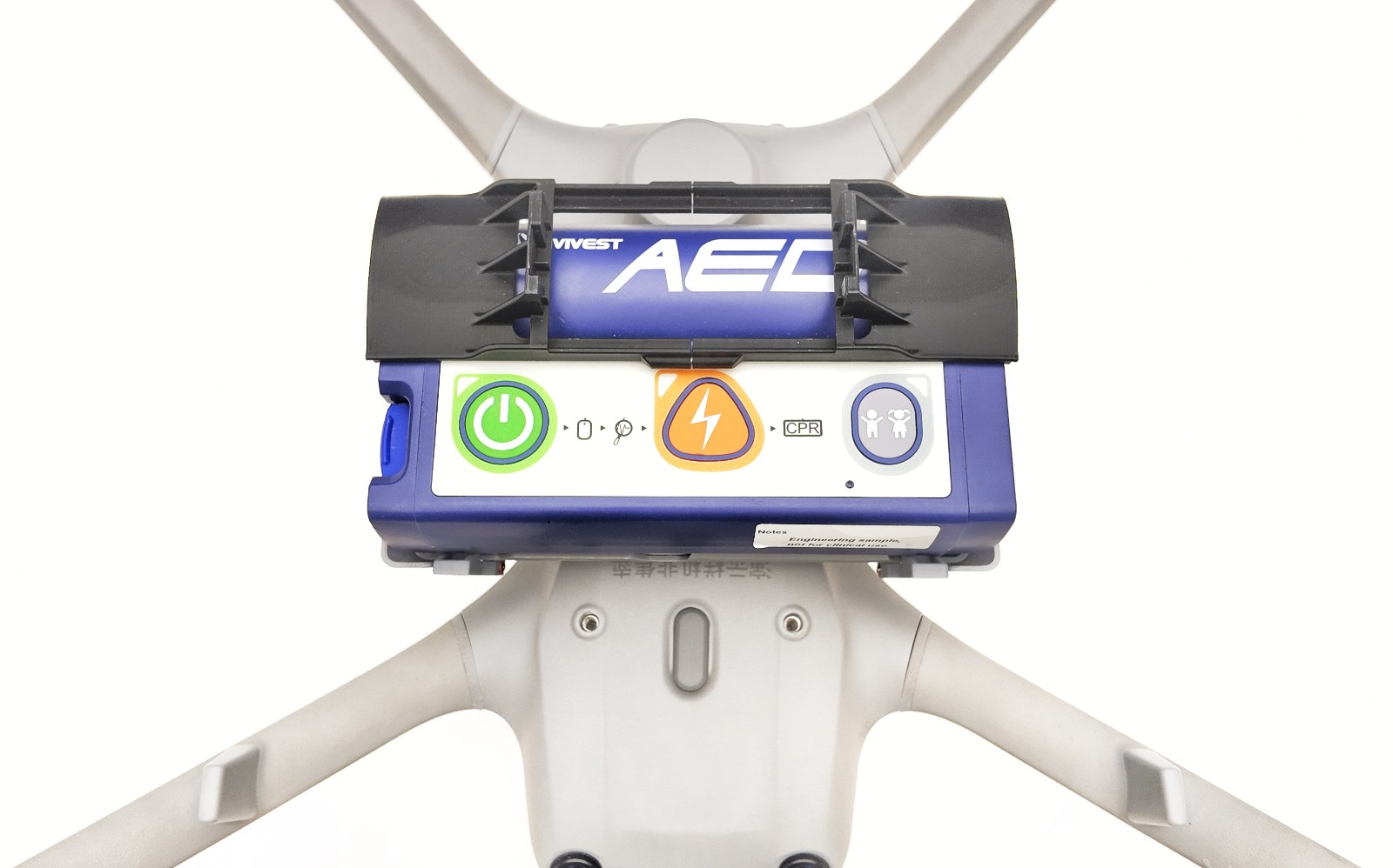 Windrise AE-01 – defibrylator AED zamontowany na dronie DJI Matrice 4D